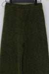 SWAYING/KNIT Mohair Gradient Straight Pants SW212XZ38 Green